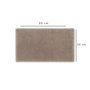 Mijölnir Toalla de Baño de Algodón 100% Marrón Lujo y Comodidad 500 gr/m² 33x33 cm